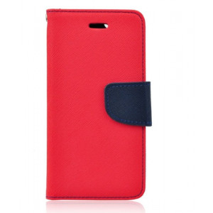 Bočné knižkové púzdro  Nokia lumia 540 červená látka
